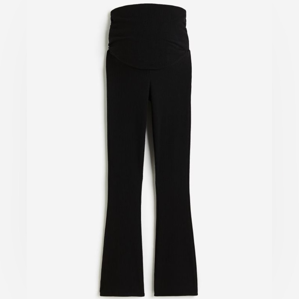 MATERNITY Ribbed Pants (black)